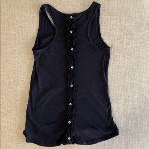 Ella Moss black tank with detail in the back